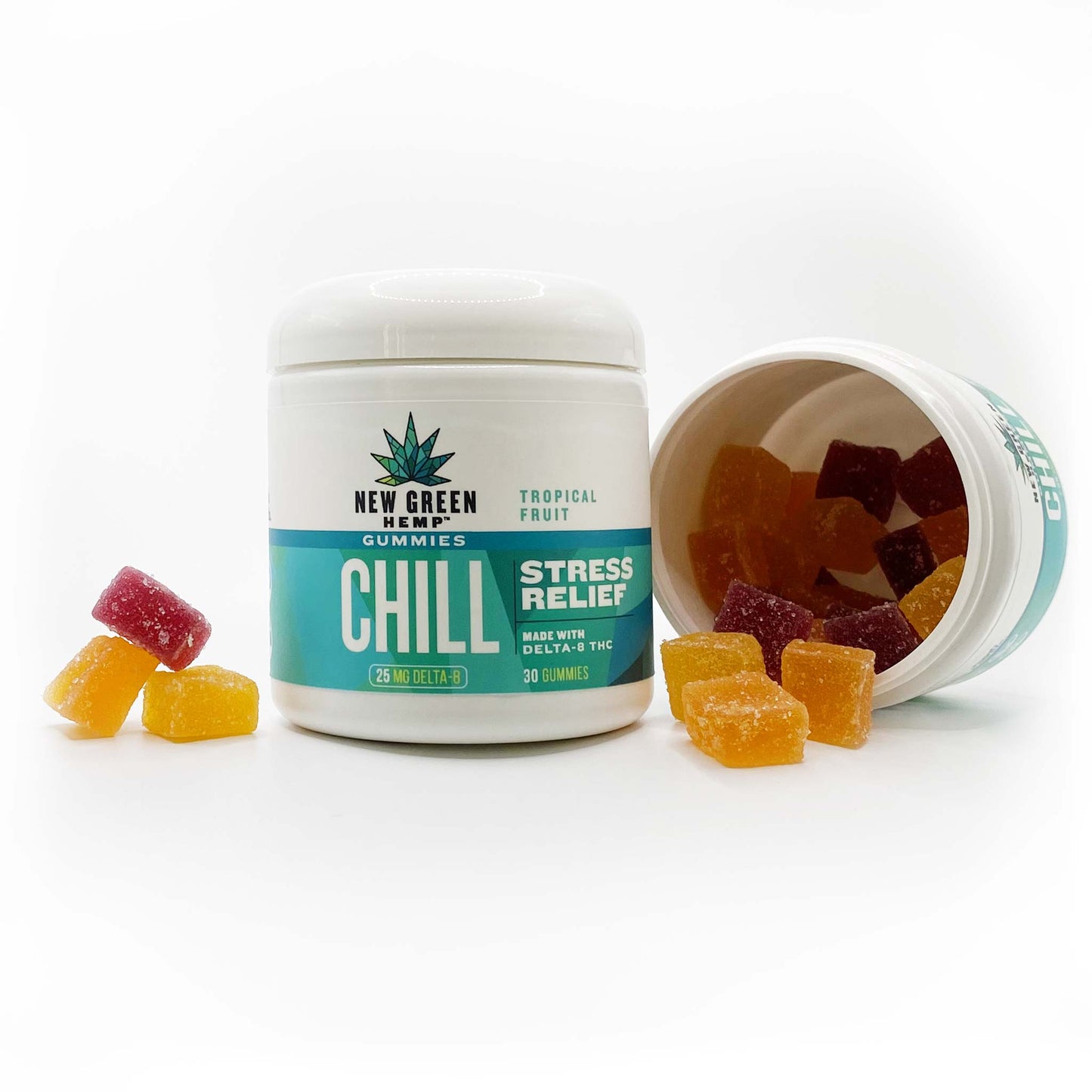 CHILL — Stress Relief Gummies (Copy) New Green Hemp